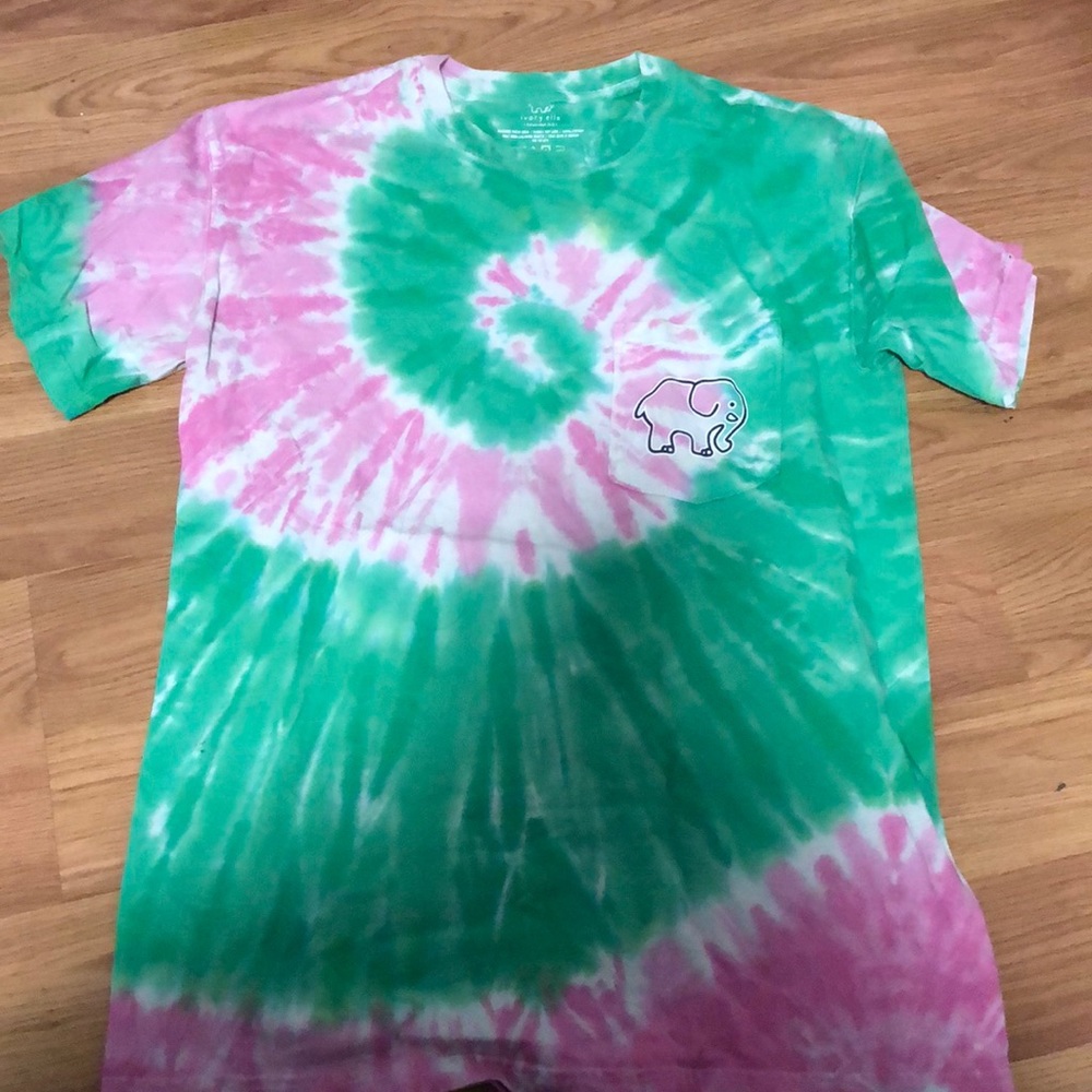 Ivory Ella tide dyed T-shirt